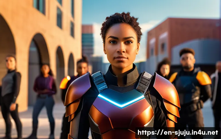 시크릿쥬쥬 캐릭터 이름별 성격 - A courageous and empathetic female team leader standing confidently at the forefront of a diverse gr...